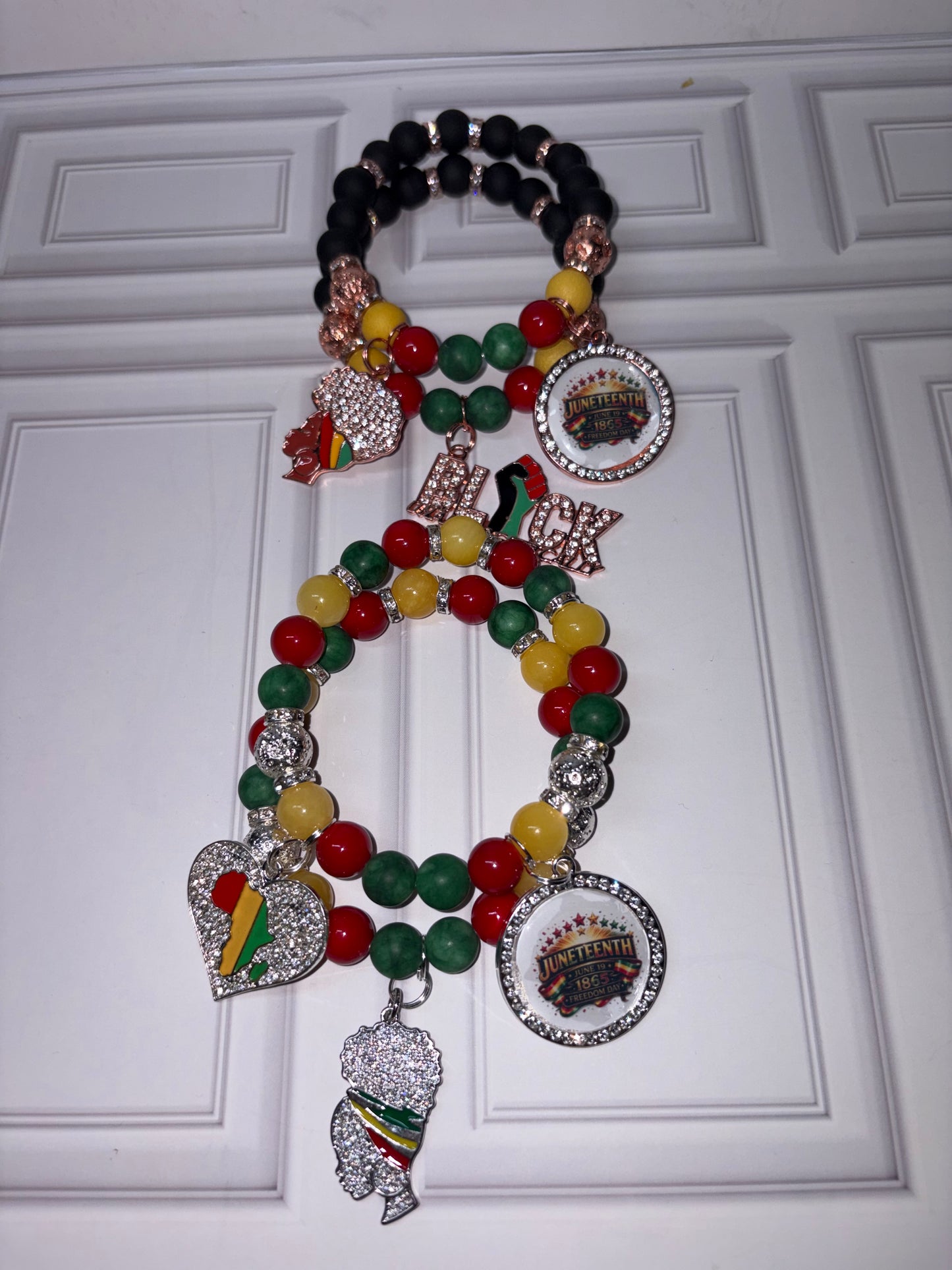 Juneteenth 2 Piece, 3 Charms