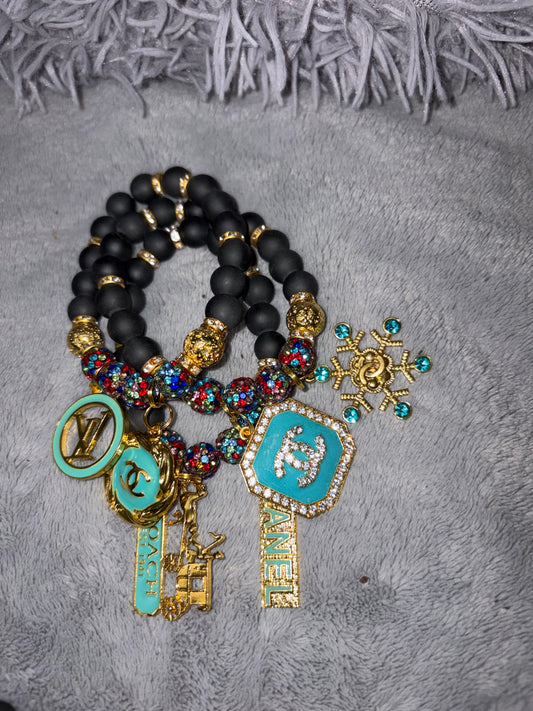 Eye Candy Teal Bracelets
