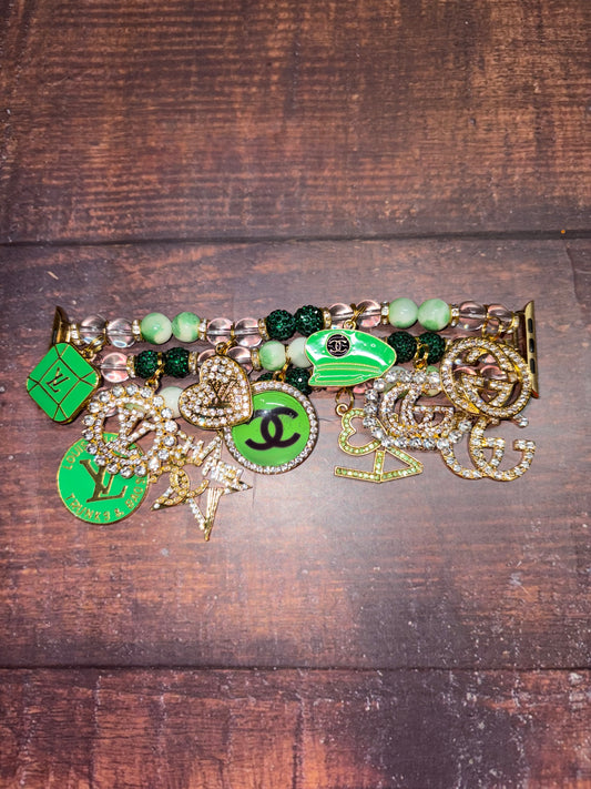 Golden Green WatchBand