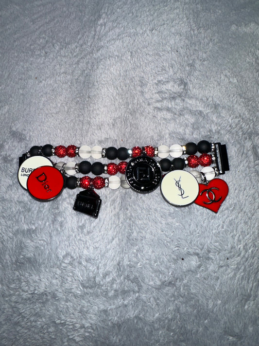 RedBlackWhite WatchBand