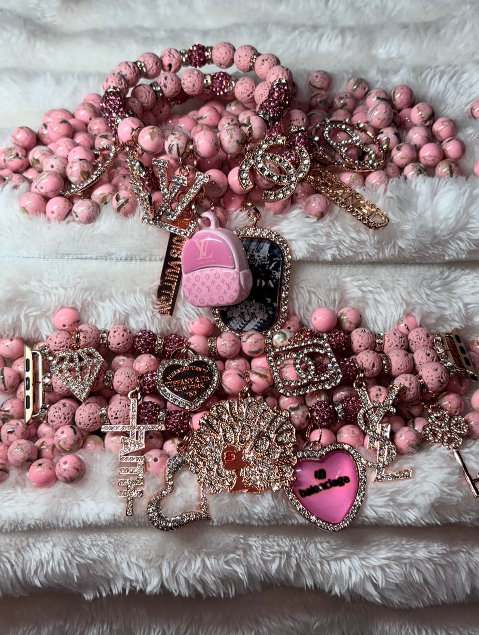 Pink Seashells  = Dark Pink