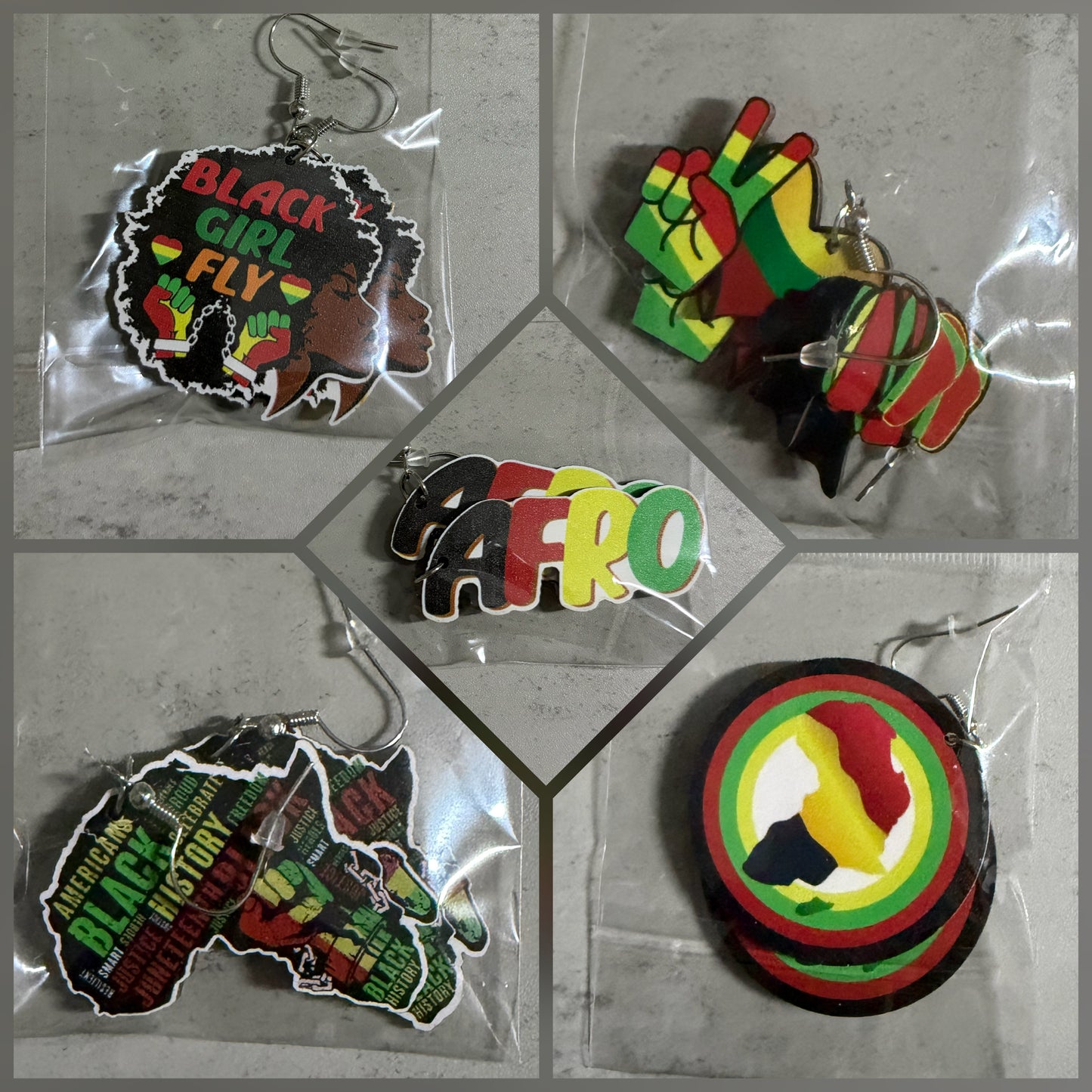 Juneteenth Earrings