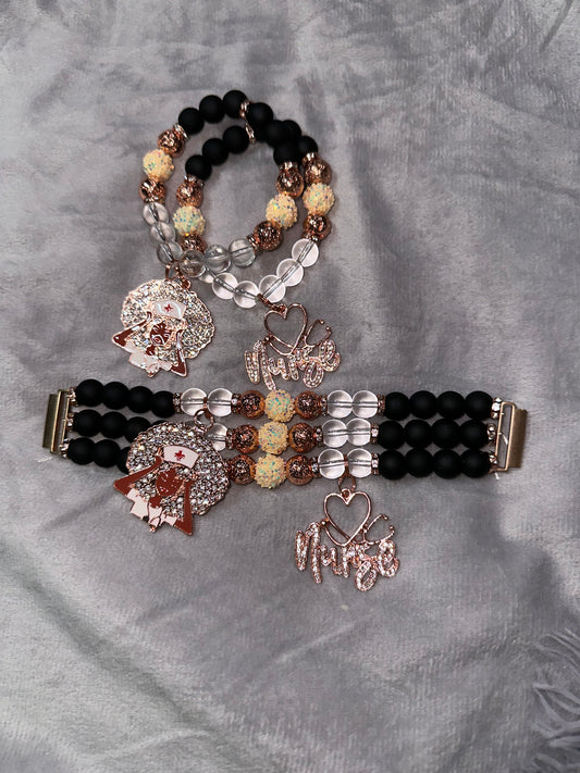 Rose Gold Nurse Set