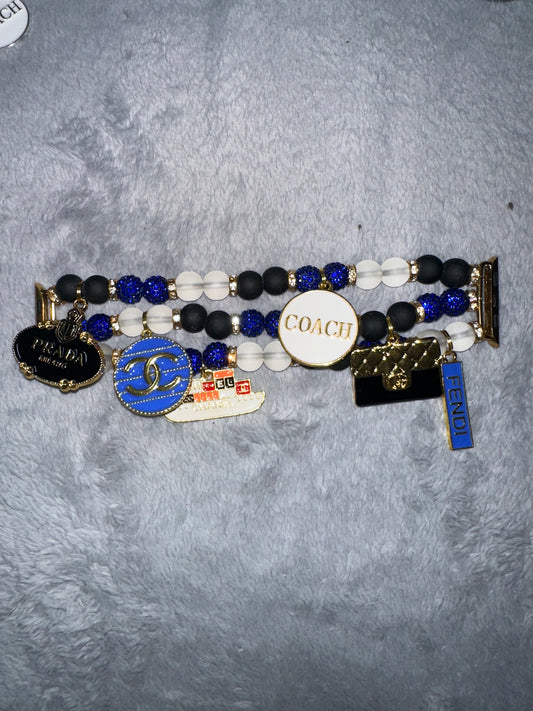 BlueBlackWhite WatchBand