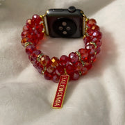 SOLD AS IS Faceted Red